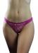Cotton String Brief With Lace, In Many Colors
